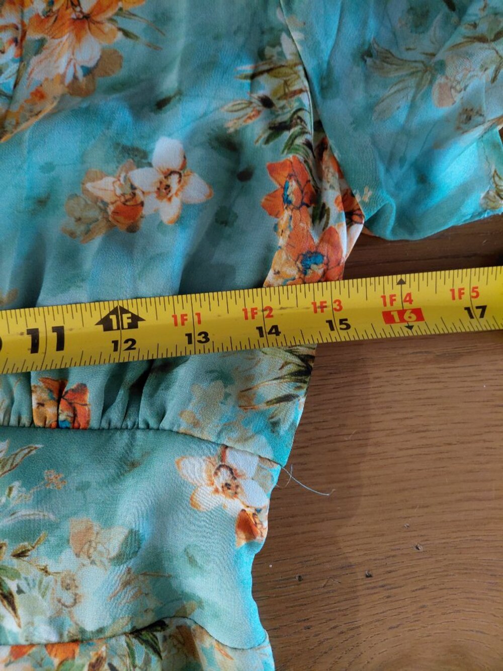 Baltic Born Floral Tiered Ruffles Maxi Dress Size Medium - Picture 5 of 6